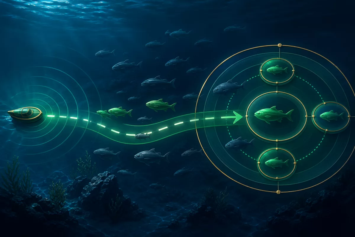 pinasjili fishing strategy guide with sonar paths and target zones