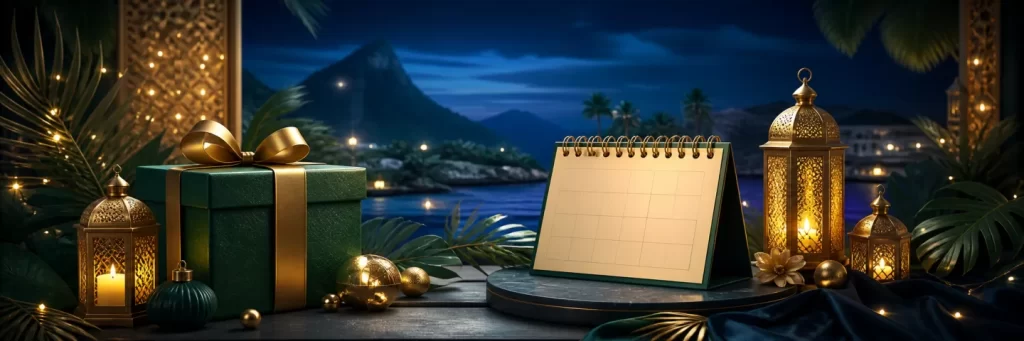 pinasjili seasonal promotion guide with festive tropical lights